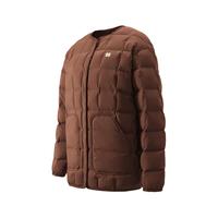 KOLON SPORT/可隆户外羽绒服 女士防泼水防风轻薄可收纳轻量鹅绒夹克 LKDJ5WTT36-DN 深棕色 XS 155/80A
