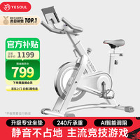 野小兽 动感单车家用智能调阻 JD002 白色