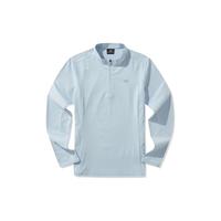 /可隆 KOLON SPORT速干长袖 女子户外吸湿运动防晒半拉链T恤内搭 LKZT3AN218-LP 浅蓝 170/L