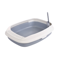 MAKAR 美卡 敞开式猫砂盆 亚银灰 46*36.3*11cm