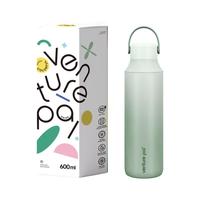 VENTURE PALVP陶瓷内胆保温杯高颜值茶水分离便携泡茶水杯车载户外保温杯 600ml*【雾屿森林】*旋薄陶瓷
