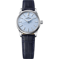 冠蓝狮(Grand Seiko) 信州雪系列gs机械SD信州蓝雪花面男表彩色表盘手表男简约正装表 石英款SBGX353G