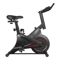 汗马 HM-615 家用动感单车 JT20160615-615 黑色 智能游戏APP+弹簧减震+全包飞轮