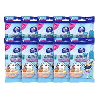 维达（Vinda）线条小狗超迷你便携湿厕纸10片清洁擦屁股用小包湿纸巾卫生纸 10片*