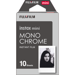 富士 INSTAX富士拍立得 mini相纸 黑白10张(适用mini7 /9/11/40/90/LiPla
