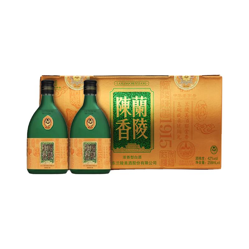  兰陵 纯粮酿造 浓香型白酒  礼盒装 42%Vol. 258mL