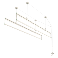 好太太 Hotata D-1127 手摇晾衣架 4杆款 2m 米兰白/抹茶绿