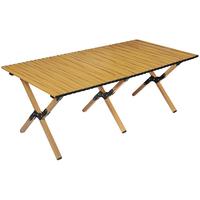 移动端、京东百亿补贴：清系 露营桌椅 桃木色特大号120款