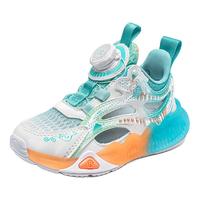 哈比熊（HOBIBEAR）童鞋夏季儿童运动鞋透气男童鞋轻便女童跑步鞋JD79U82白绿38码