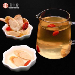园中宝红参片大片东北长白山红参红参 高丽参片可泡茶红参粉吉林红参干制红参 红参大片100g