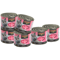 小李子（LEONARDO）猫罐头 猫湿粮 成猫幼猫经典系列主食罐 经典家禽200g*6罐（礼盒装）