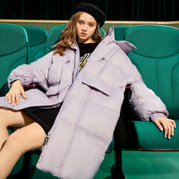 保暖服饰：EPTISON 衣品天成 白鸭绒羽绒服女2025新款冬休闲宽松中长款外套