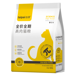 TAIPAI 英短猫粮幼猫成猫10斤5kg三文鱼成年蓝猫增肥发腮鱼肉味猫食