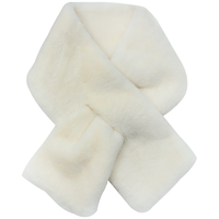 上海故事 冬季流行时尚日系可爱仿獭兔毛纯色围脖 奶白