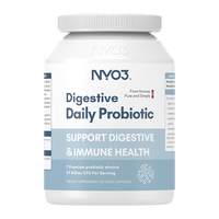 NYO3 诺威佳肠活益生菌胶囊60粒 570亿活菌 肠胃调理中老年成人益生菌 便秘不畅 增强免疫