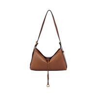 迪桑娜 回声系列软皮腋下包hobo包真皮女包单肩斜挎包 中号-白色（吊牌价：1998）