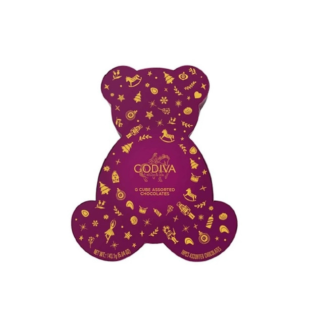 歌帝梵 圣诞巧克力小熊礼盒 18颗装