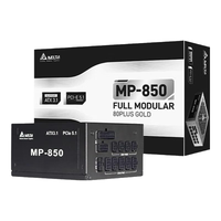 台达（DELTA）额定850w电源 SGM1100W/1300W白金认证单路输出全模组 ATX3.1支持50系显卡atx3.1电脑电源 【MP850】黑色【ATX3.1】扁平线