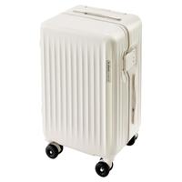 洛克兰2025大容量塑框行李箱女旅行拉杆密码皮箱24寸结实耐用