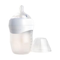 TINY TWINKLE奶瓶新生儿0-6个月宝宝婴儿硅胶奶瓶宽口径仿母乳防胀气 0-3个月 月光白180ML