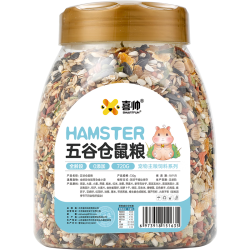 喜帅 五谷仓鼠粮720g约1200ml 金丝熊主粮三线银狐紫仓布丁侏儒鼠饲料