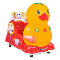 冠军兔摇摇车投币商用儿童电动音乐宝宝摇摆机玩具滚动屏小黄鸭摇车