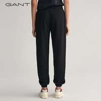 GANT 春季女士长裤裤子纯色百搭休闲学院风束脚卫裤运动裤 5黑色 M