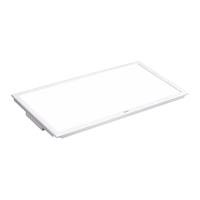 公牛（BULL）led集成吊顶灯卫生间厕所浴室嵌入式面板灯厨房铝扣板灯300x600 【时尚白】一厨两卫24W+18W*2