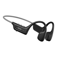  Lenovo/联想 S102 真骨传导 蓝牙耳机  灰岩黑【全新蓝牙6.0+舒适稳固佩戴】 Type-C Type-C