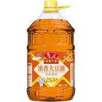 移动端、京东百亿补贴：鲁花 食用油 香飘万家系列 浓香大豆油6.18L 非转基因