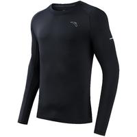 ANTA 安踏 速干T丨长袖t恤男冬季吸湿透气运动速干衣加绒跑步运动服