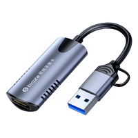 毕亚兹 视频采集卡高清4输入/NS/PS5/4游戏手机相机直播录制电脑