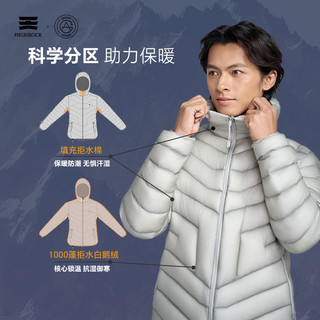 High Rock/天石鹅铠甲巅峰系列高海拔登山营地羽绒服1000蓬G915