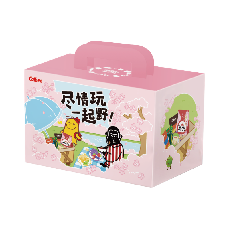 卡乐比（Calbee）零食 零食大礼包755g 休闲解馋小吃零食 礼包 【乐享装】出游零食大礼包755g