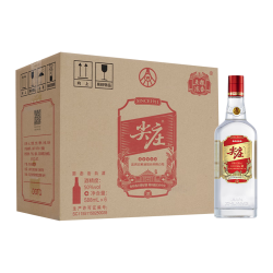 五粮液 股份尖庄红盖50度588mL瓶/箱装浓香型白酒自己喝6瓶