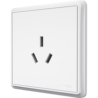 Schneider Electric 施耐德电气 智意系列 A3E426NP_16 16A三孔插座 白色