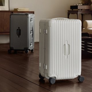 CECE2025行李箱女大容量加厚耐用铝框旅行拉杆箱男皮箱子 苹果绿 28寸-全pc材质箱体-砸坏免费换新-30天无理由退换货