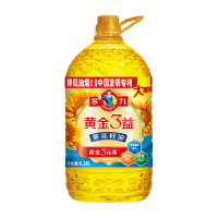 移动端、京东百亿补贴：多力 黄金3益葵花籽油6.18L