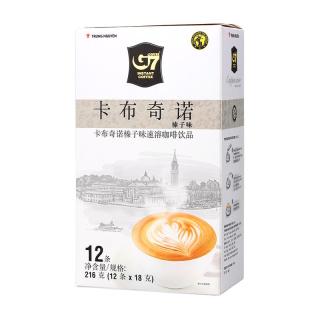 88VIP：G7 COFFEE 越南中原G7咖啡卡布奇诺速溶咖啡榛果味216g12杯学习提神