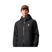 安踏（ANTA）水壳3.0全天候棉服冲锋衣男士25秋冬防风防水徒步登山服外套 基础黑-2 L (男175)