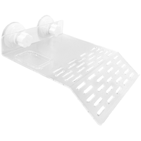 憨憨乐园 乌龟晒台亚克力透明龟晒台龟缸巴西龟爬台晒背浮台爬坡用品* 大号