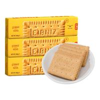 百乐顺leibniz莱布尼兹动物型黄油饼干牛奶蜂蜜燕麦早餐饼干