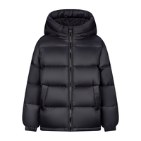 雪中飞 【防泼水科技儿童羽绒服】冬季中大童保暖上衣厚实面包服外套