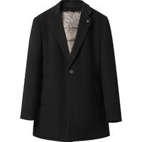 HLA海澜之家大衣男可脱卸鹅绒内胆纯羊毛外套男冬季