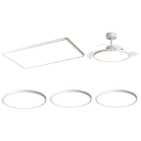 月影林之光全光谱护眼客厅led卧室吸顶灯室内现代简约灯具套餐包安装