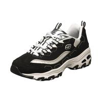 SKECHERS 斯凯奇 D'lites 1.0 女子休闲运动鞋 149463/BKW 黑色/白色 38