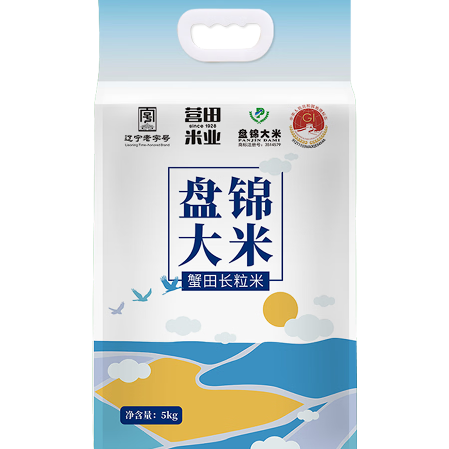  营田 生态米 东北长粒米  袋装 1袋 5kg