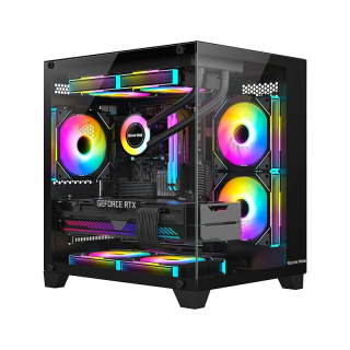 ASUS 华硕 整机i5 13400F/RTX4060台式电脑电竞3A游戏直播组装主机海景房 配置三12400F/3060/16G-D4
