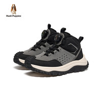 暇步士(Hush Puppies)童鞋男童棉鞋冬季儿童鞋女童鞋旋转扣大童软底户外登山运动鞋 HP4905036黑色 29 码 适合脚长17.6cm