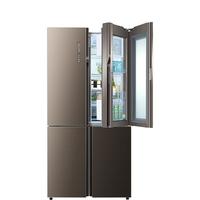 Haier 海尔 典奕系列 BCD-630WBGUU1 风冷十字对开门冰箱 630L 晶格爵士棕